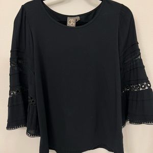 Black Top from Anthropologie